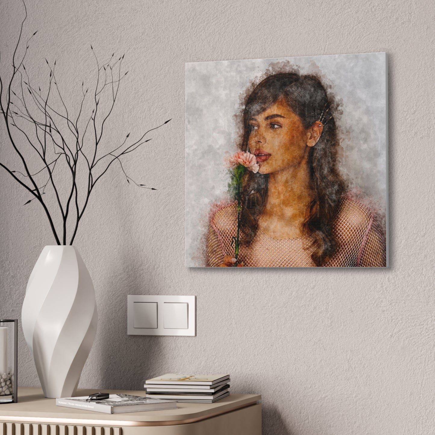 Custom AI Portrait on Canvas – Exclusive Art with Our Unique AI