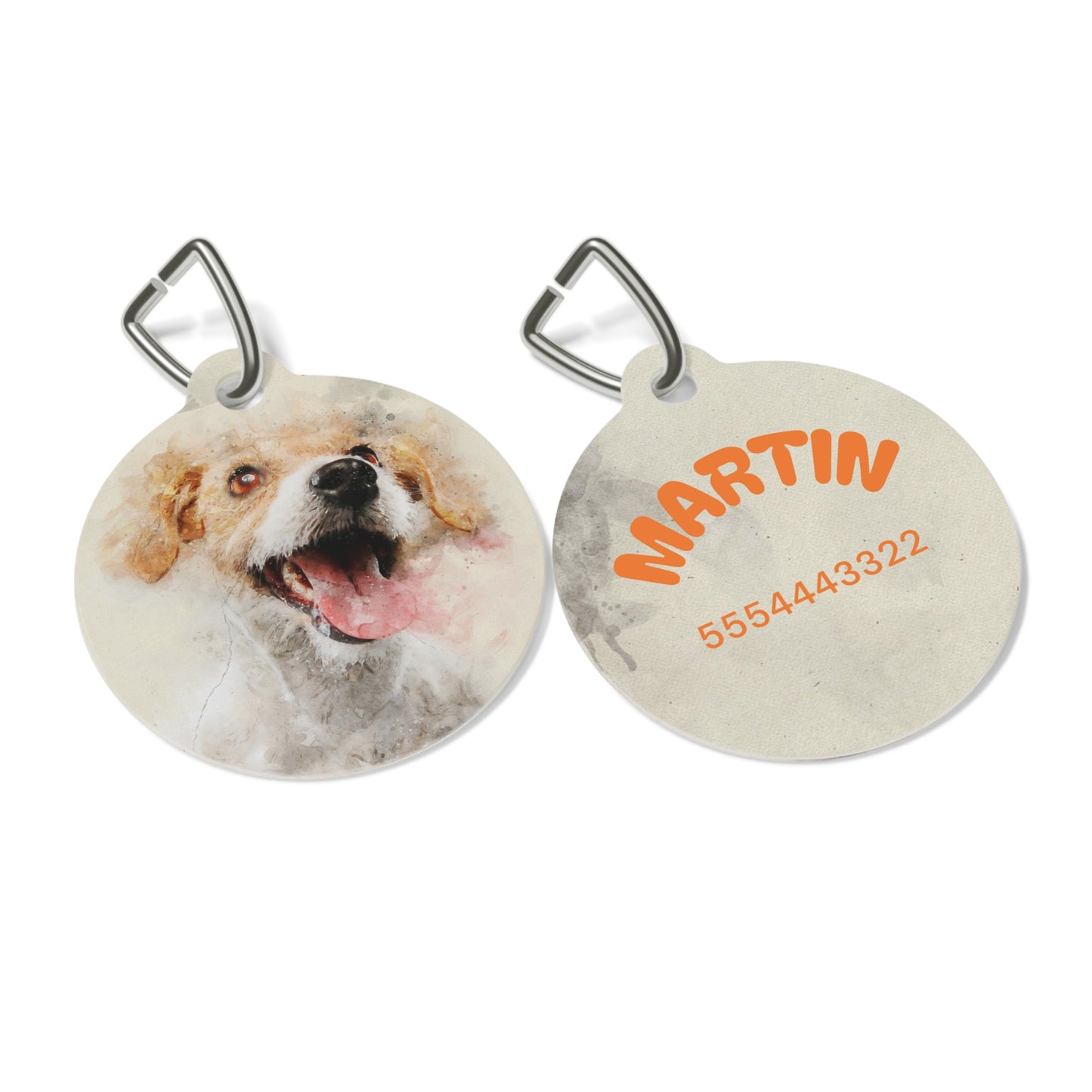 Custom Pet Tag – Personalized Dog ID Tag, Cute Pet Accessory, Dog Collar Tag, Gifts for Pet Lovers, Engraved Pet Identification